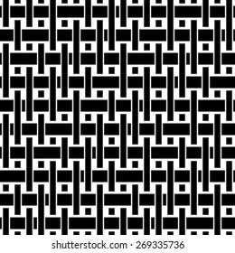 Seamless vintage geometric pattern. 