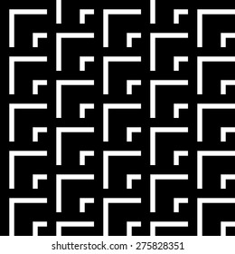Seamless vintage geometric pattern. 