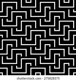 Seamless vintage geometric pattern. 