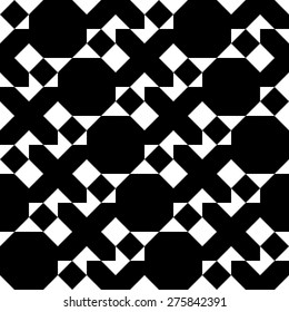 Seamless vintage geometric pattern. 