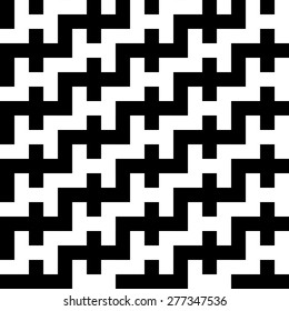 Seamless vintage geometric pattern.