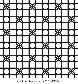 Seamless vintage geometric pattern.