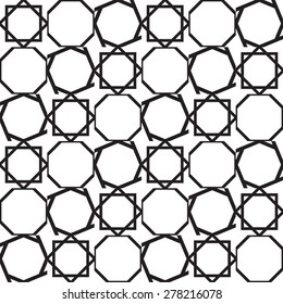Seamless vintage geometric pattern.