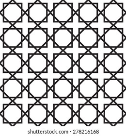 Seamless vintage geometric pattern.