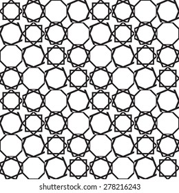 Seamless vintage geometric pattern.