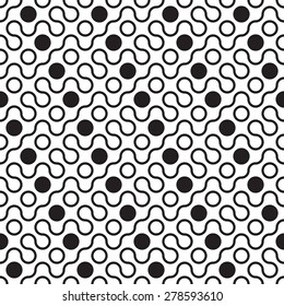 Seamless vintage geometric pattern.