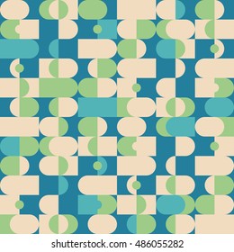 seamless vintage geometric pattern