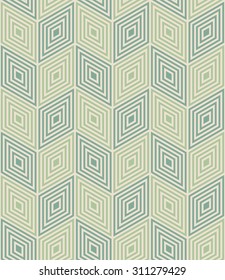 seamless vintage geometric pattern of rhombuses.