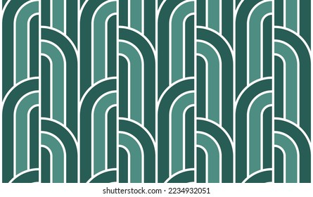 Seamless vintage geometric pattern. Vector Illustration.