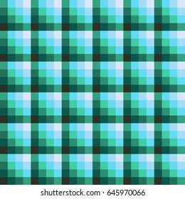 Seamless vintage geometric pixel pattern.