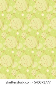 Seamless vintage gift wrapping wallpaper template