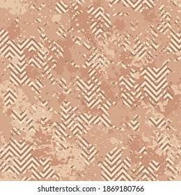 Seamless vintage grunge zigzag pattern.