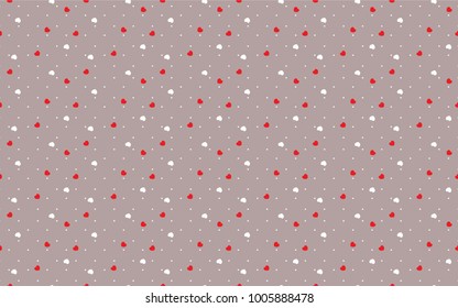 Seamless vintage heart pattern background
