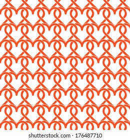 Seamless vintage heart pattern background. Valentine's day 