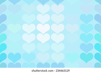 Seamless vintage heart pattern background. seamless pattern of hearts in vintage style
