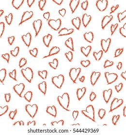 seamless vintage love heart background in pretty colors. Great for baby announcement, Valentine's Day, Mother's Day, Easter, wedding