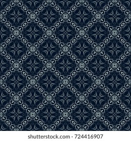 Seamless vintage ornament on background. Floral ornament on background. Wallpaper pattern