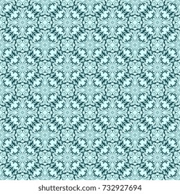 Seamless vintage ornament on background. Floral ornament on background. Wallpaper pattern