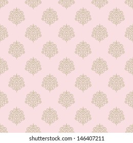 Seamless Vintage ornament pattern