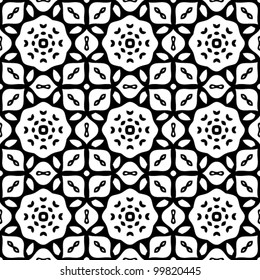 Seamless vintage ornament pattern background vector illustration