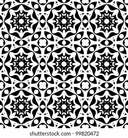 Seamless vintage ornament pattern background vector illustration