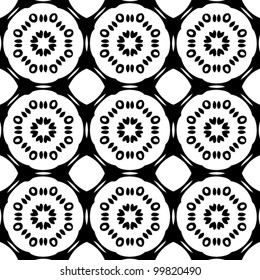 Seamless vintage ornament pattern background vector illustration