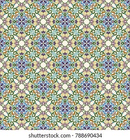 Seamless vintage ornate floral vector pattern. Retro floral wallpaper.