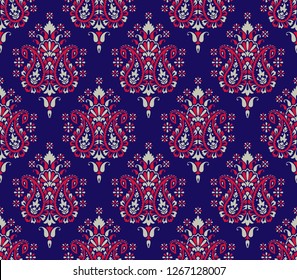 Seamless vintage paisley pattern