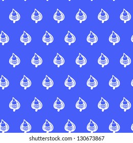 Seamless vintage pattern with abstract flowers. Vector illustration