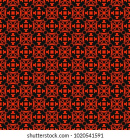 Seamless vintage pattern. Background with beautiful elements.