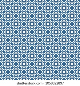 Seamless vintage pattern. Background with beautiful elements