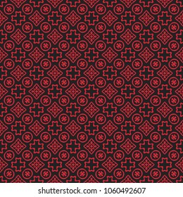 Seamless vintage pattern. Background with beautiful elements