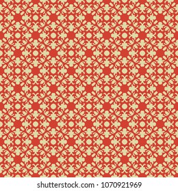 Seamless vintage pattern. Background with beautiful elements