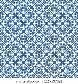Seamless vintage pattern. Background with beautiful elements