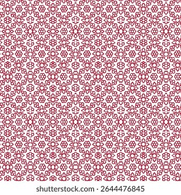 Seamless vintage pattern. Background with beautiful elements, RED GEOMETRIC BLOCK ALL OVER PRINT SEAMLESS PATTERN VECTOR ILLUSTRATION.