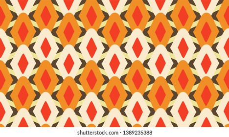 Seamless vintage pattern.  Classic delicate geometry design.  Repeating tile interior design background.  Seamless vector pattern. 