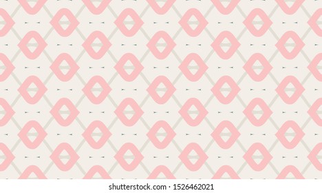 Seamless vintage pattern.  Classic delicate geometry design.  Repeating tile interior design background.  Seamless vector pattern. 