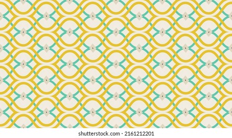Nahtloses Vintage-Muster.  Klassisches, zartes Geometriedesign.  Farbmosaik formt den Hintergrund.  Nahtloses Vektormuster. 