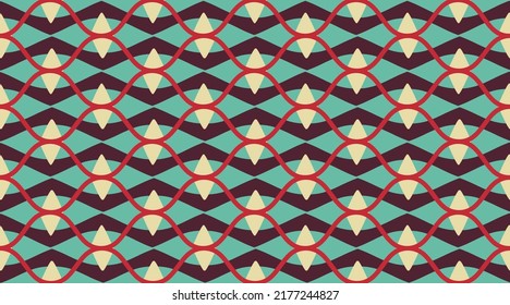 Seamless vintage pattern.  Classic retro fashion stripes texture.  Repeating tile interior design background.  Seamless vector pattern. 