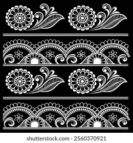 Seamless vintage pattern with colorful ornate elements 