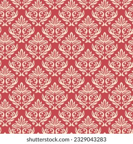 Nahtlose Vintage-Muster mit Gürteln. Tapete im Barockstil. Blumenschmuck. Ethnischer Stammeshintergrund. Vektorgrafik, Vorlagendesign für Stoff, Verpackung, Karte, Stoff.