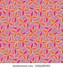 Seamless vintage pattern. cute pink flowers on a dark blue background. vector texture. fashionable print for textiles and wallpaper.