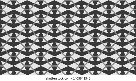 Seamless vintage pattern.  Delicate beautiful ornament.  Color mosaic shapes background.  Seamless vector pattern. 