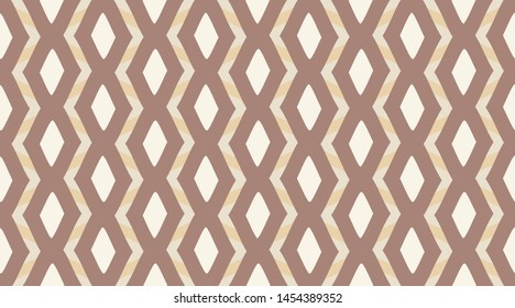 Seamless vintage pattern.  Delicate beautiful ornament.  Color mosaic shapes background.  Seamless vector pattern. 