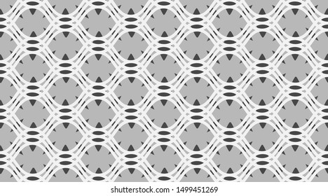 Seamless vintage pattern.  Delicate beautiful ornament.  Color mosaic shapes background.  Seamless vector pattern. 