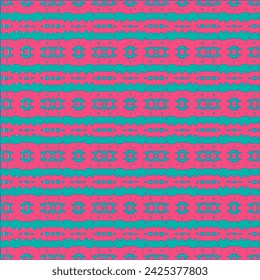 Seamless vintage pattern with an effect of attrition.  Bizarre Art Illustration