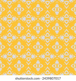 Seamless vintage pattern with an effect of attrition. Patchwork carpet.   Hand drawn seamless abstract pattern from tiles.