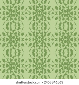 Seamless vintage pattern with an effect of attrition. Patchwork tiles. Atomic stylized backdrop.