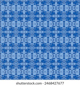 Seamless vintage pattern. Eps 10 1970 Aesthetic Textures with Flowing Waves