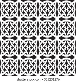 Seamless vintage pattern. Ethnic vector textured background from Byzantine